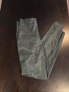 Old Navy Active Green Metallic Leggings